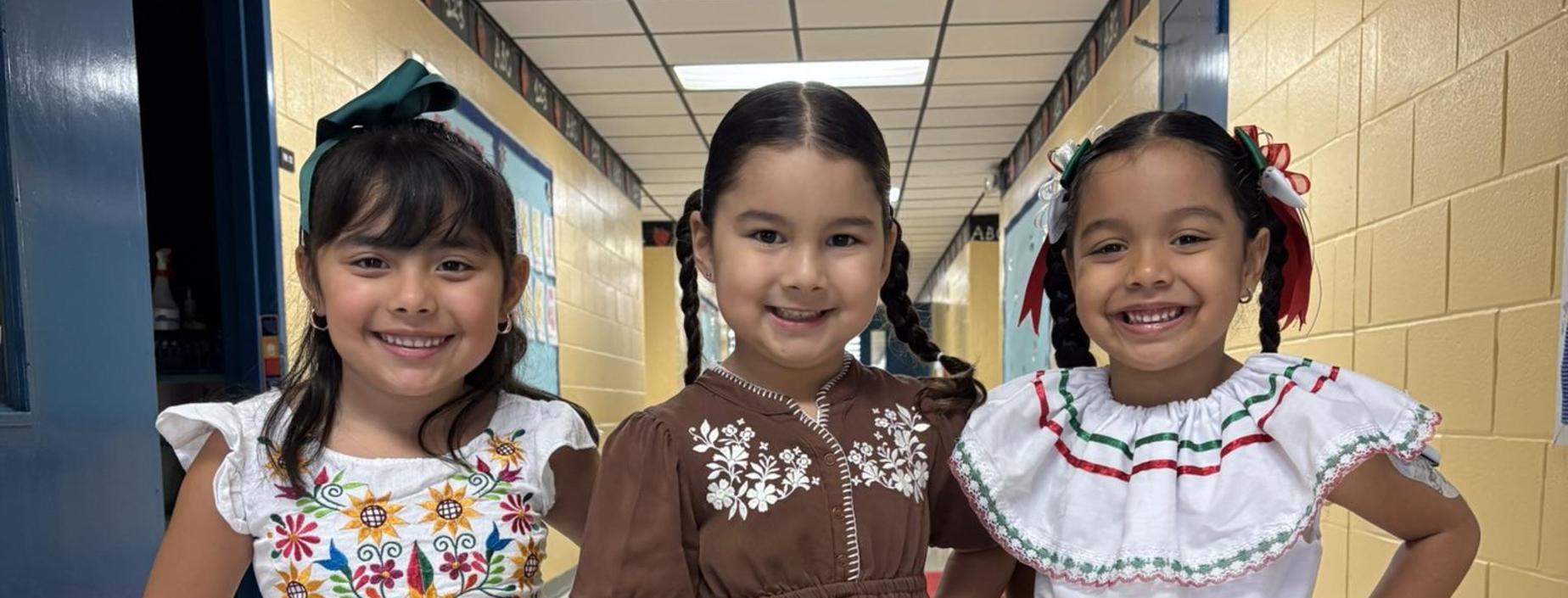 Kinder students