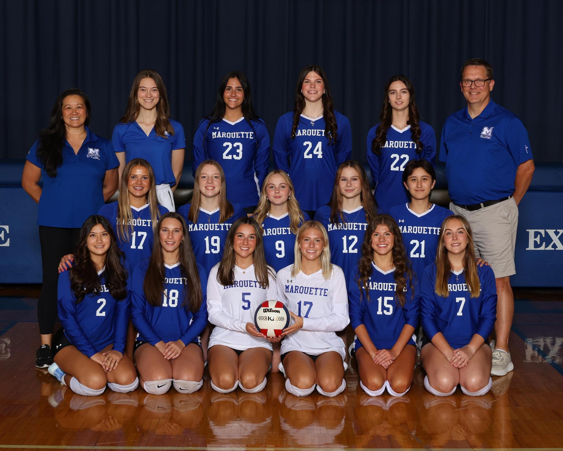 varsity girls volleyball
