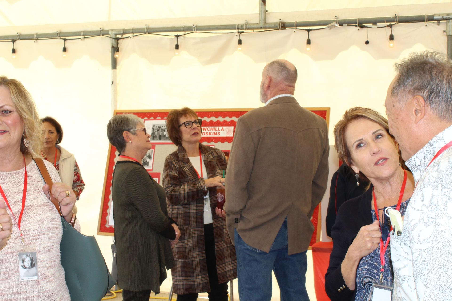 Members of the class of 1971 at their 50 year reunion