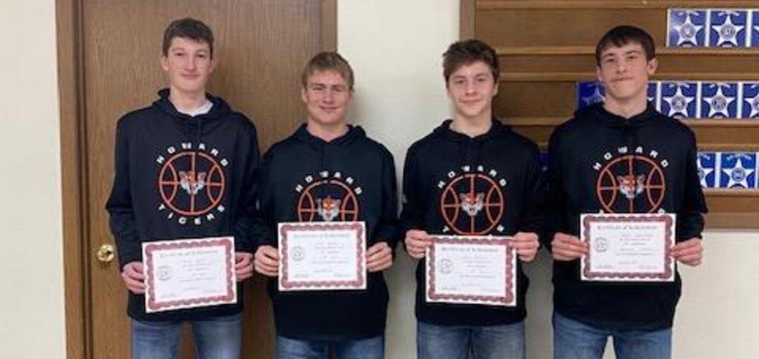 Boys' Basketball: All Conference: Brody Spader 2nd Team, Kolt Becker 2nd Team, Owen Feldhaus 3rd Team, Caden Schwader Honorable Mention