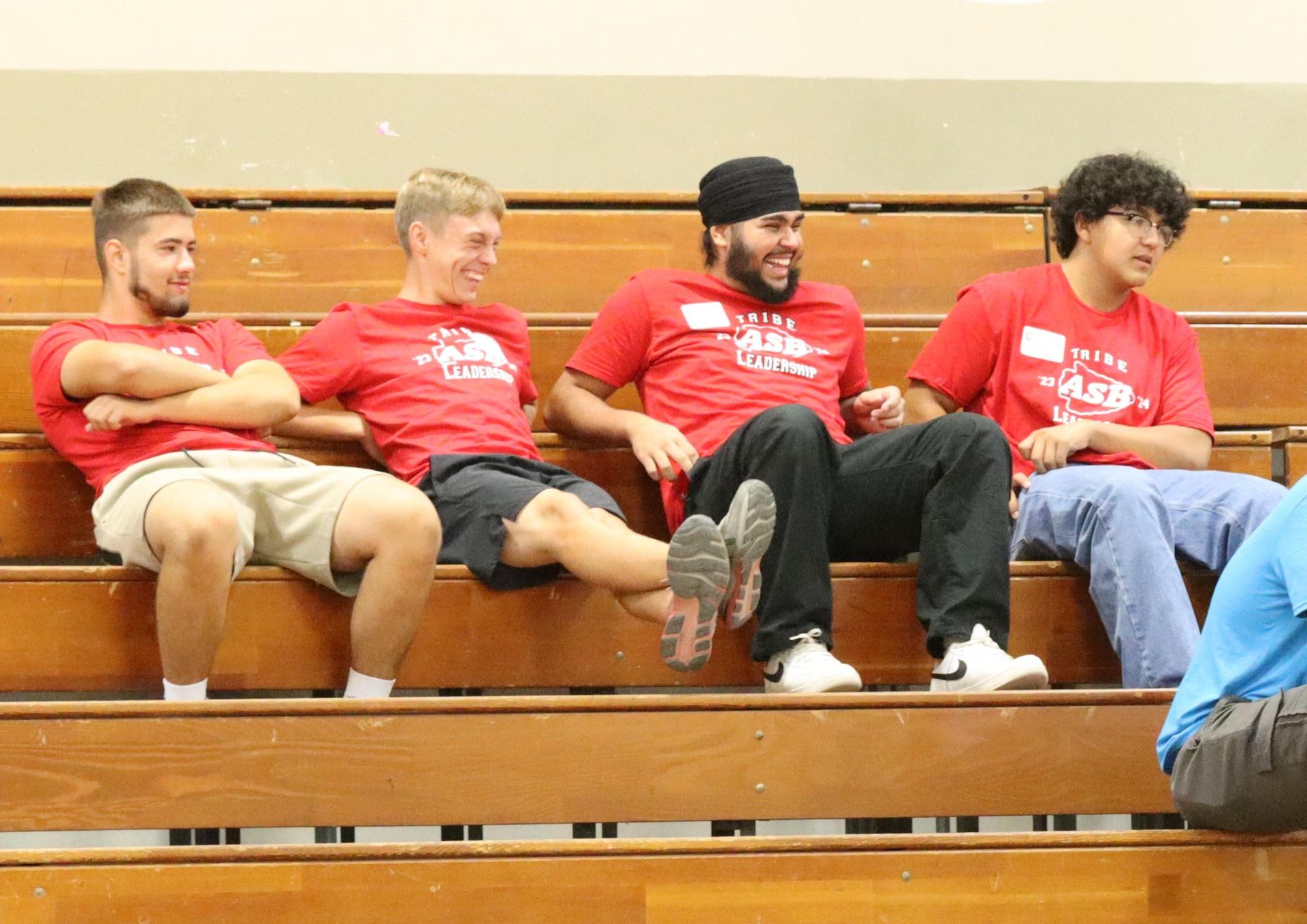 students and staff enjoying Freshman Orientation