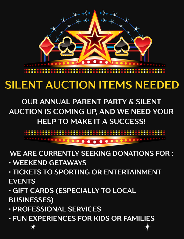 Support Our School — Silent Auction Donations Needed! Thumbnail Image