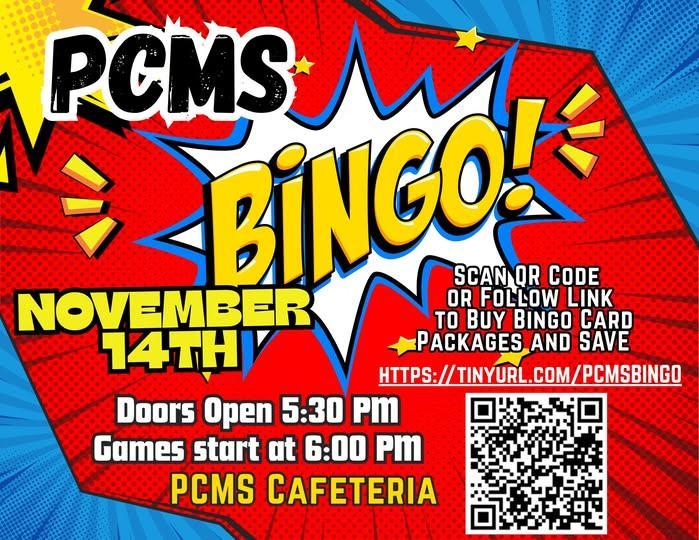 Get ready for an evening full of fun, laughter, and community spirit at Pass Christian Middle School Bingo Night, sponsored by the PCMS PTO!