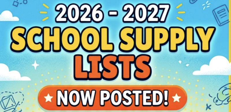 supply list posted