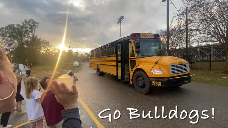 Clarkdale High Football Team 2A Football Playoffs Sendoff