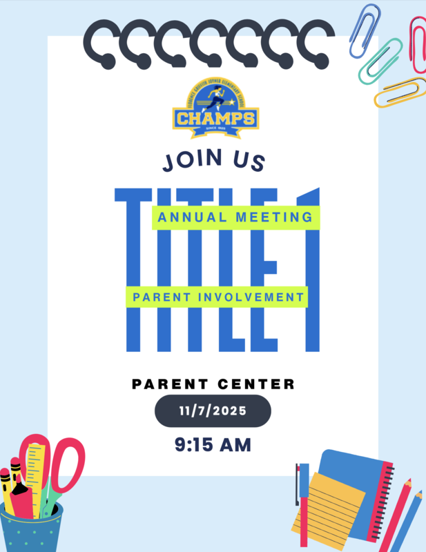 November 7th in Parent Center