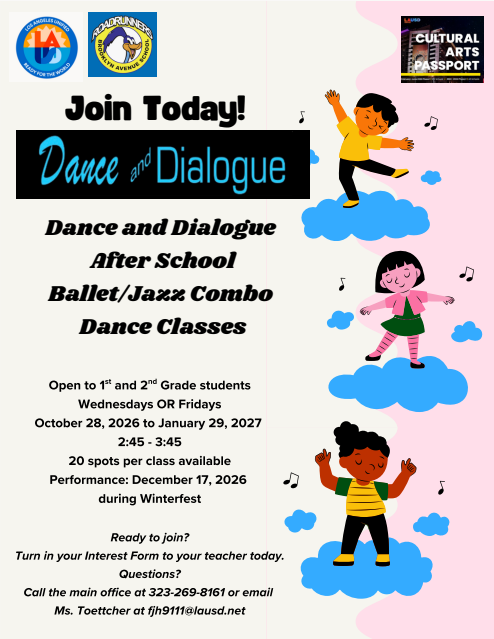 Dance & Dialogue Classes
