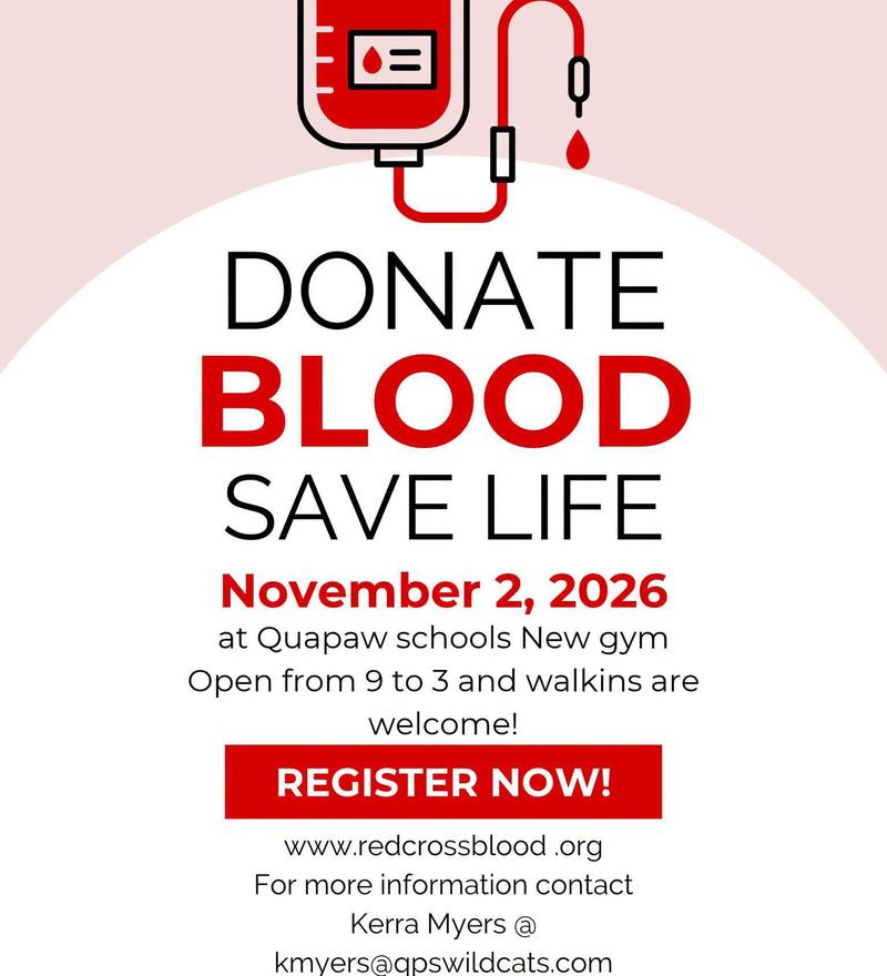 Blood drive poster