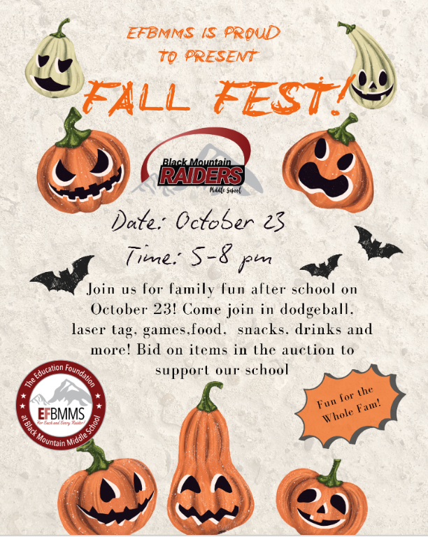 EFBMMS Fall Fest 10/23 5pm-8pm