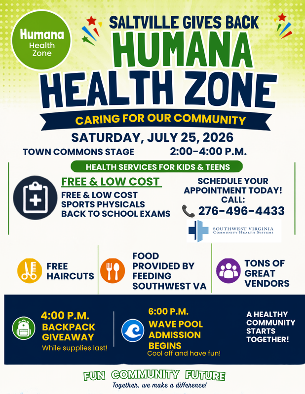 Saltville Gives Back Poster