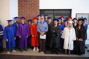 group of graduating welding students