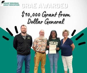 promo graphic - Dollar General Literacy Foundation grant to GRAE