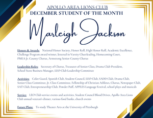 Student of the Month