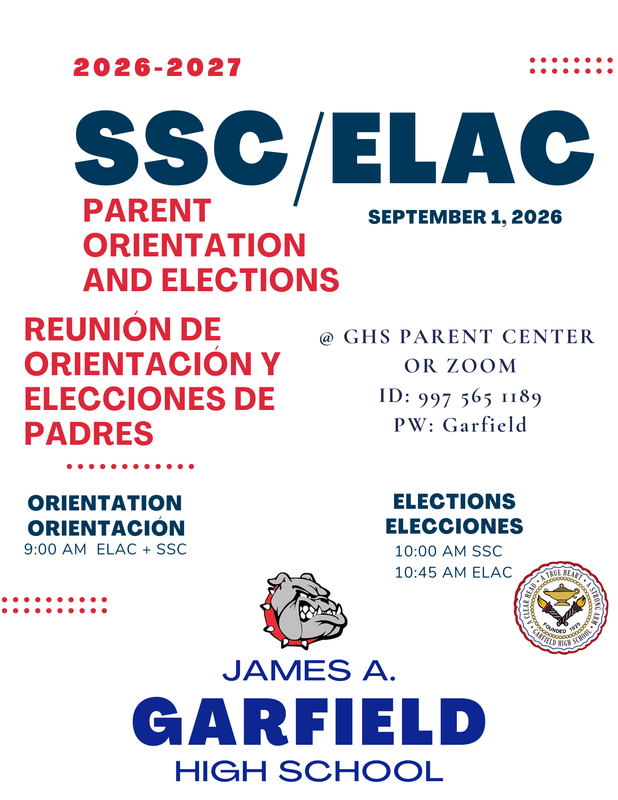 SSC + ELAC Orientation and Election