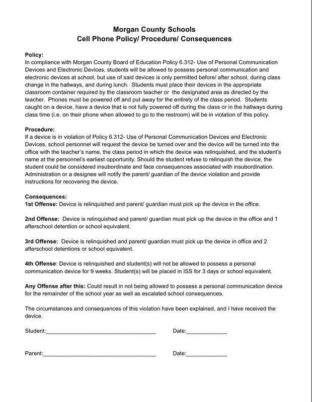 Personal communication policy