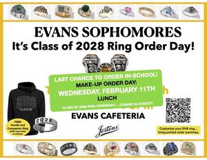 Class of 2028 Final Ring Orders