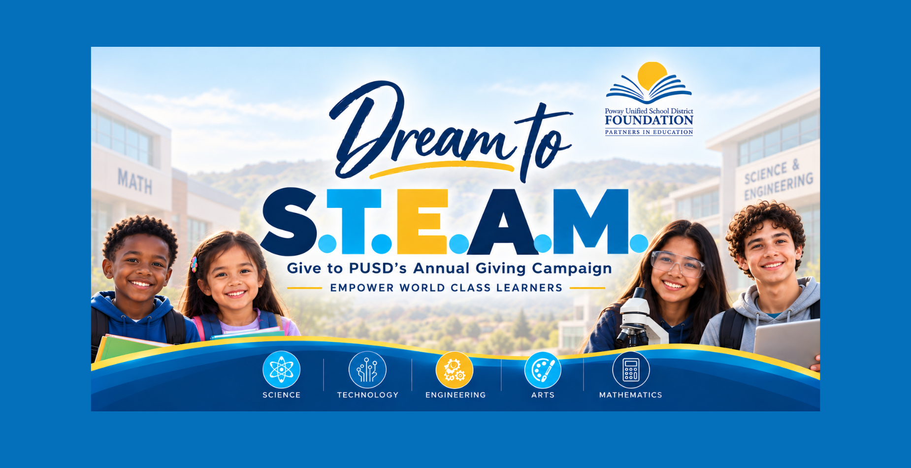 Dream to STEAM campaign art 2026