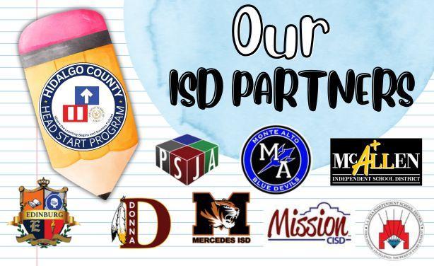 Hidalgo County Head Start ISD partners on the graphic