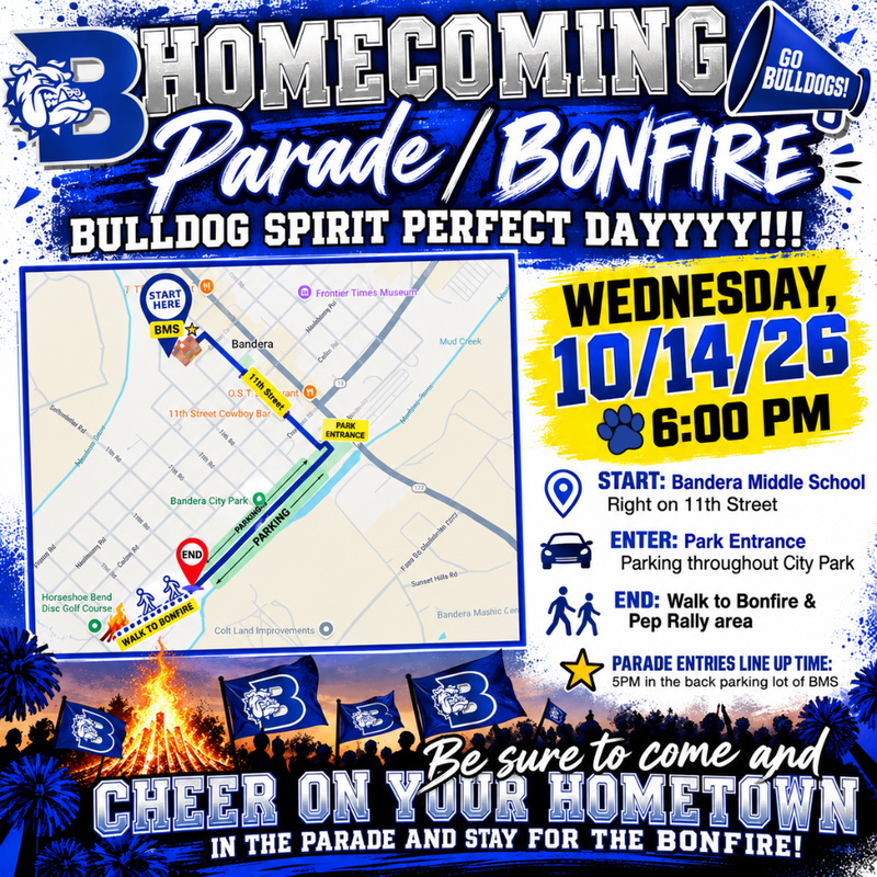 bandera map river park hoco