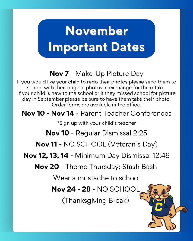 november important dates