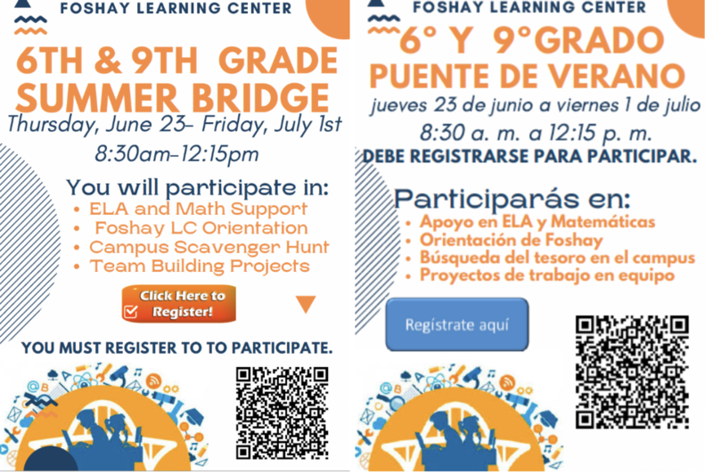 Foshay LC Summer Bridge Featured Photo