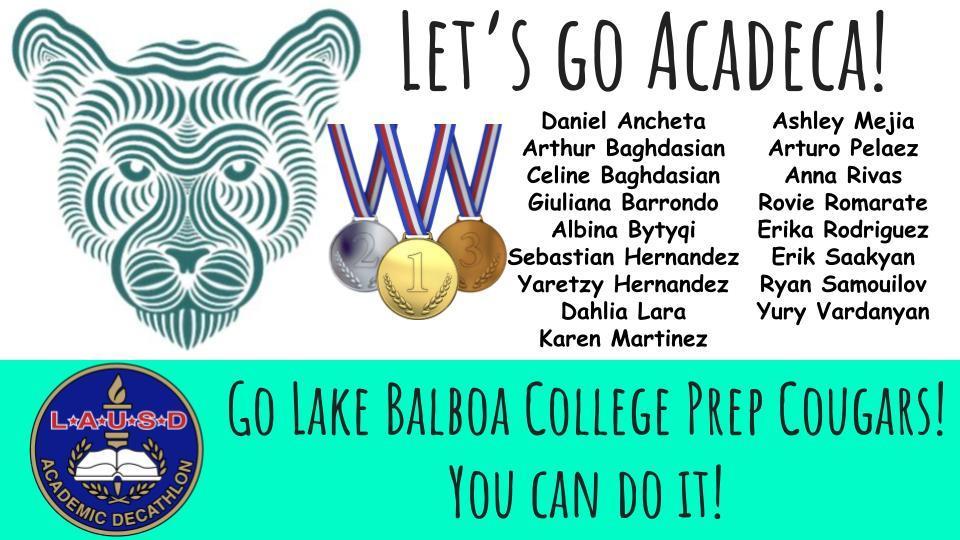 About High School Academic Decathlon Academic Decathlon Lake Balboa