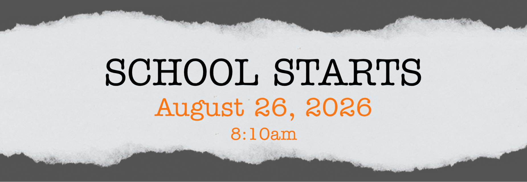 1st day of school