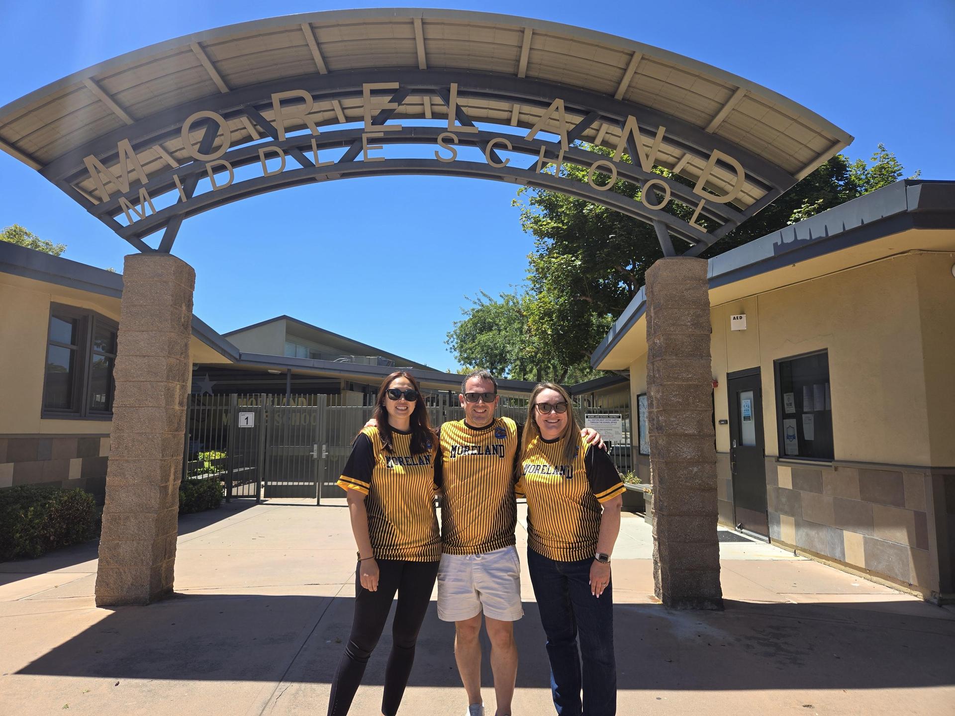 Picture of the administrative team: Carol Chen, Larry Lopez, & Melissa Capurro