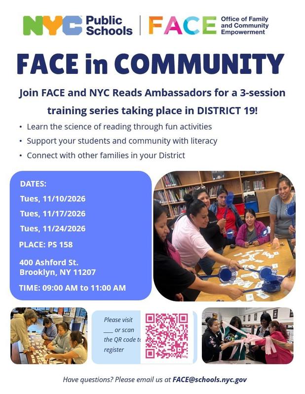 Flyer with information for a District 19 program