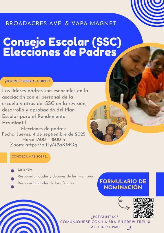 School Site Council (SSC) Parent Elections