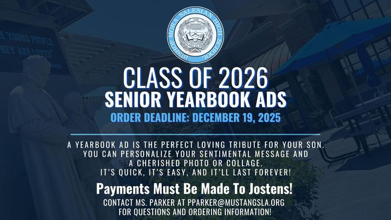 Senior Yearbook Ad Due December 19th Featured Photo
