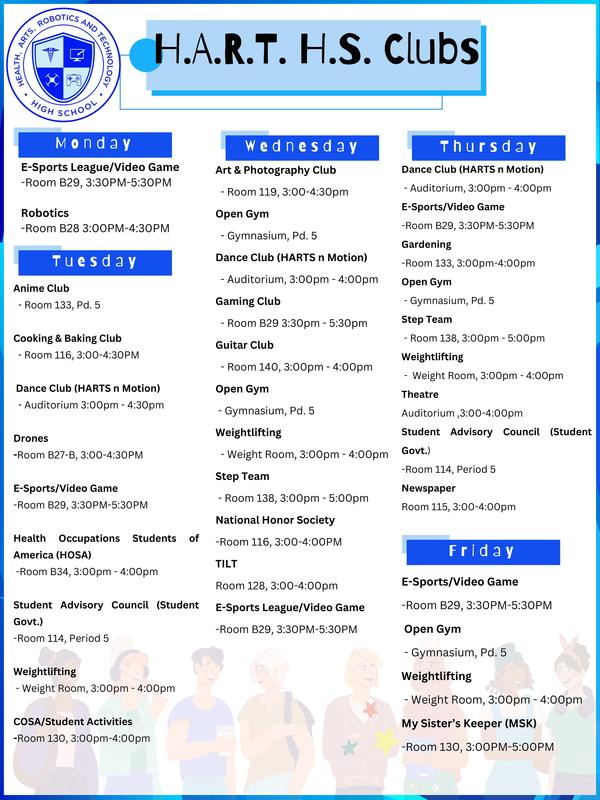 Club Meeting Times and Schedule