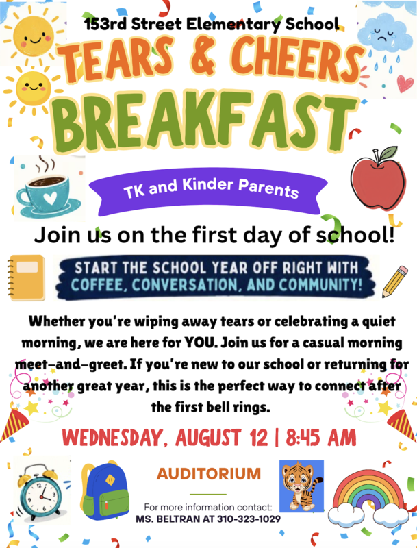 Tears & Cheers Breakfast
