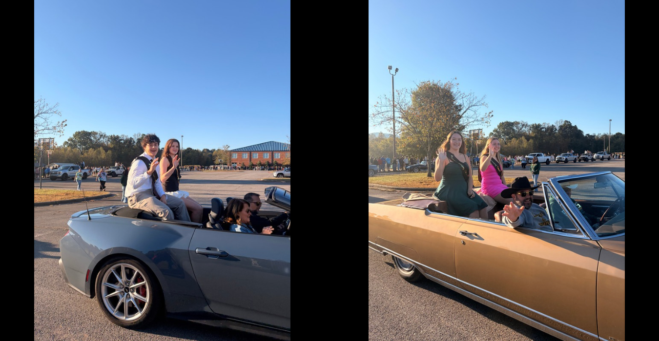 8 People sitting in nice cars in a parking lot