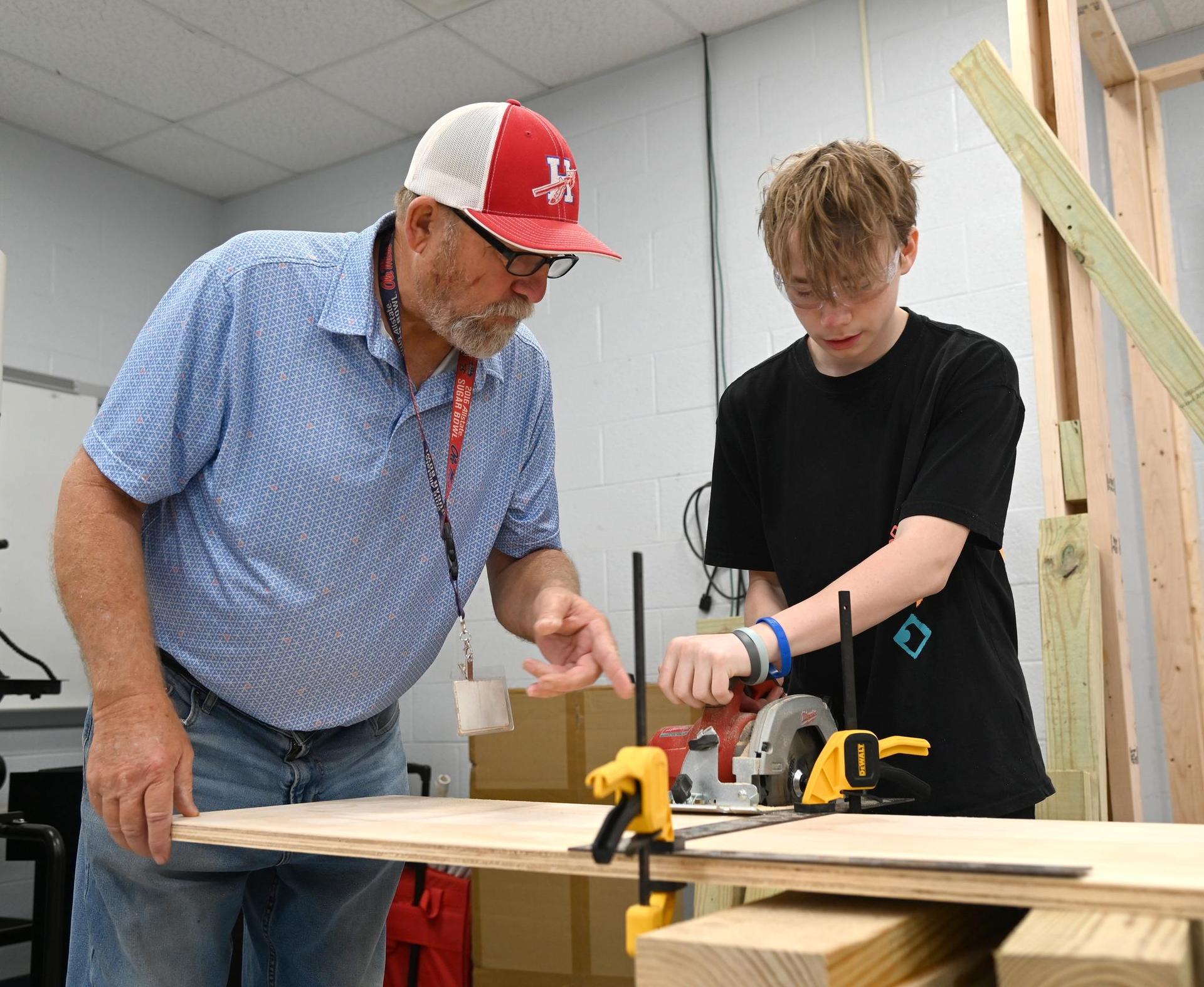 Harpeth High School's Residential Construction program of study