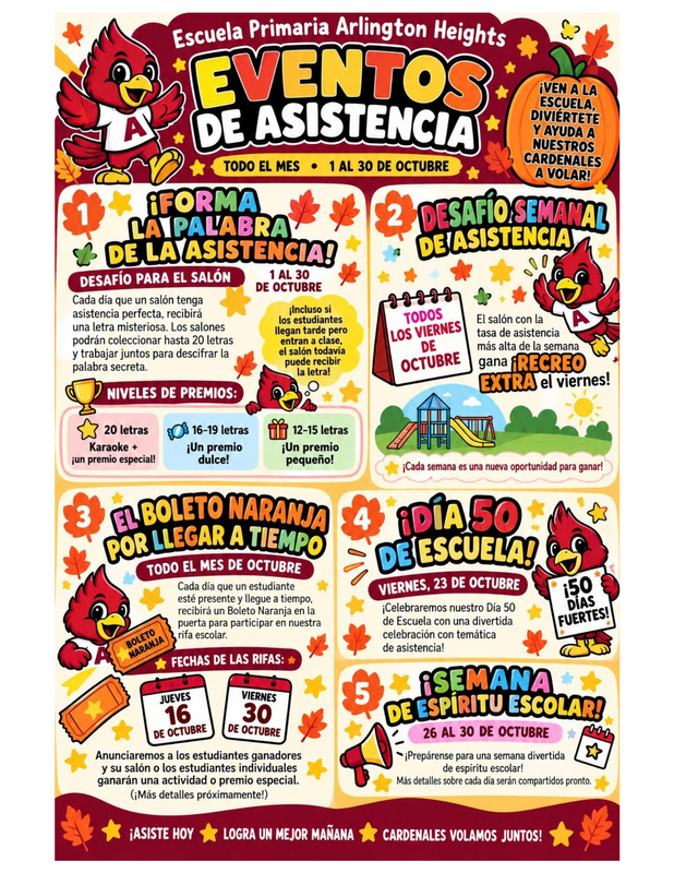 Eventos de asistencia