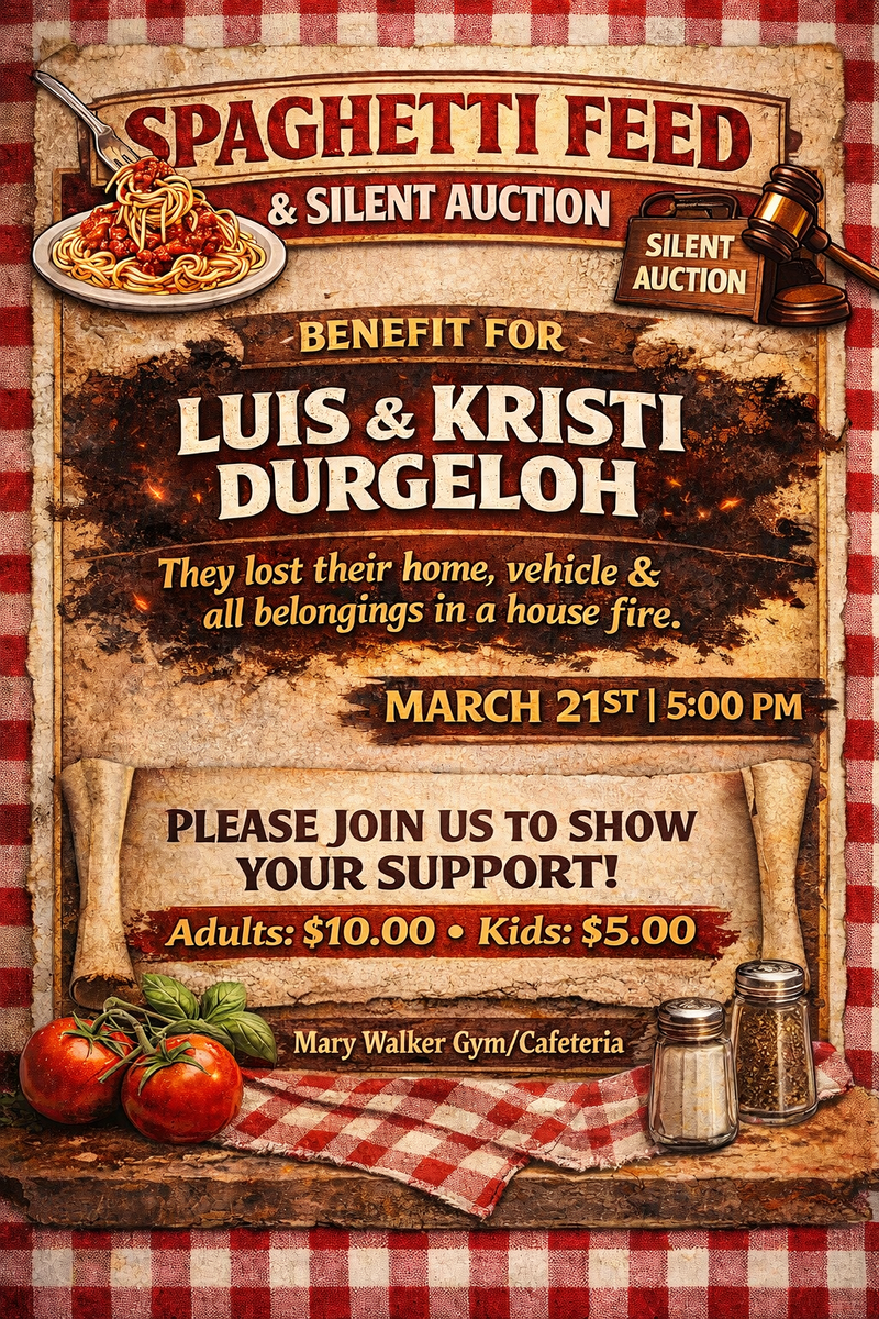 Spaghetti Feed Flyer