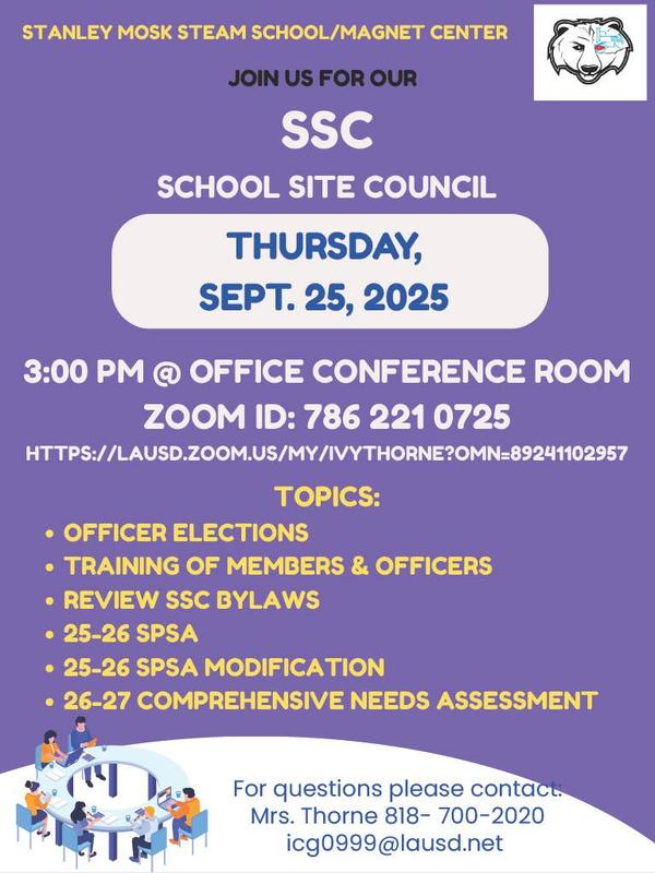 SSC Flyer English