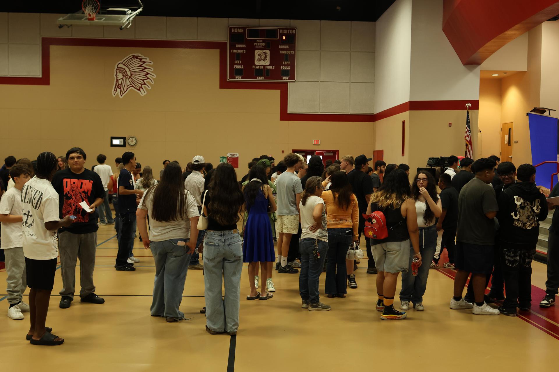 Students and staff at Tribe Turnout 41