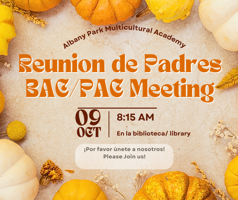 BAC/PAC Meeting 10/9