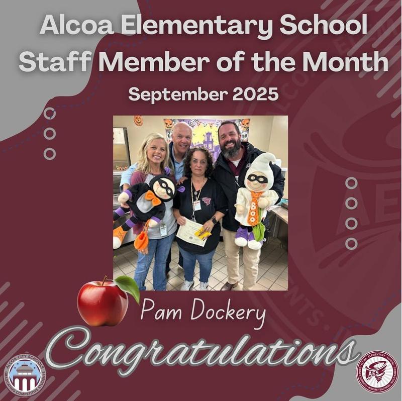 September Staff Member of the Month- Mrs. Pam Dockery