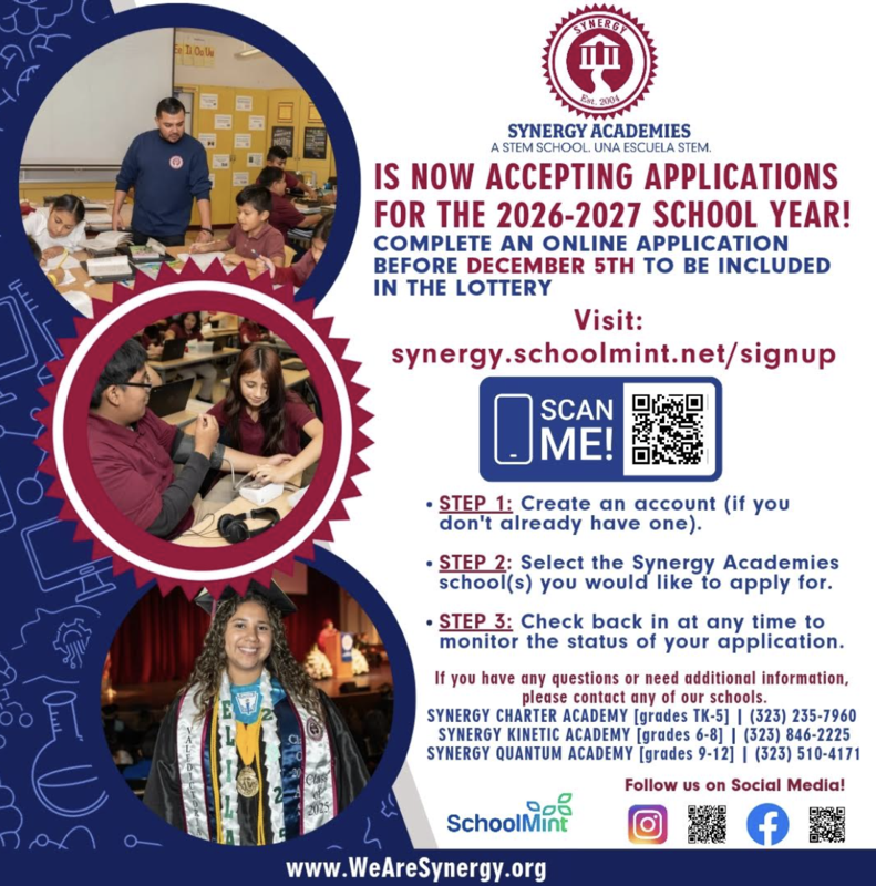 We are NOW accepting applications for the 2026-27 school year!