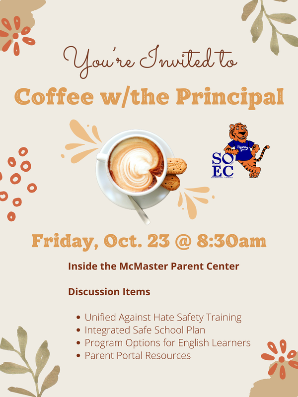 coffee with the Principal Featured Photo