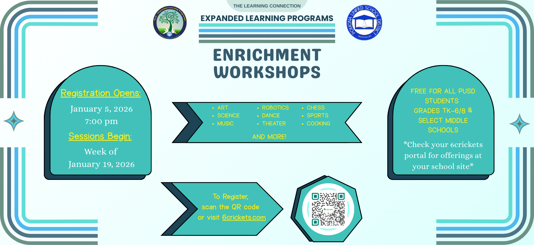 Enrichment Rotations coming soon