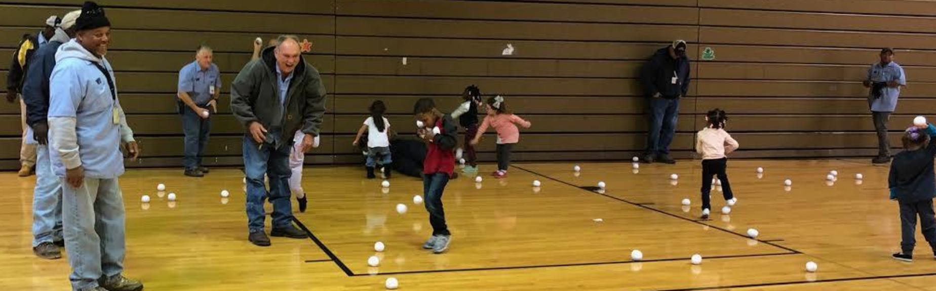 Maintenance Workers v Students during a Snowball Fight