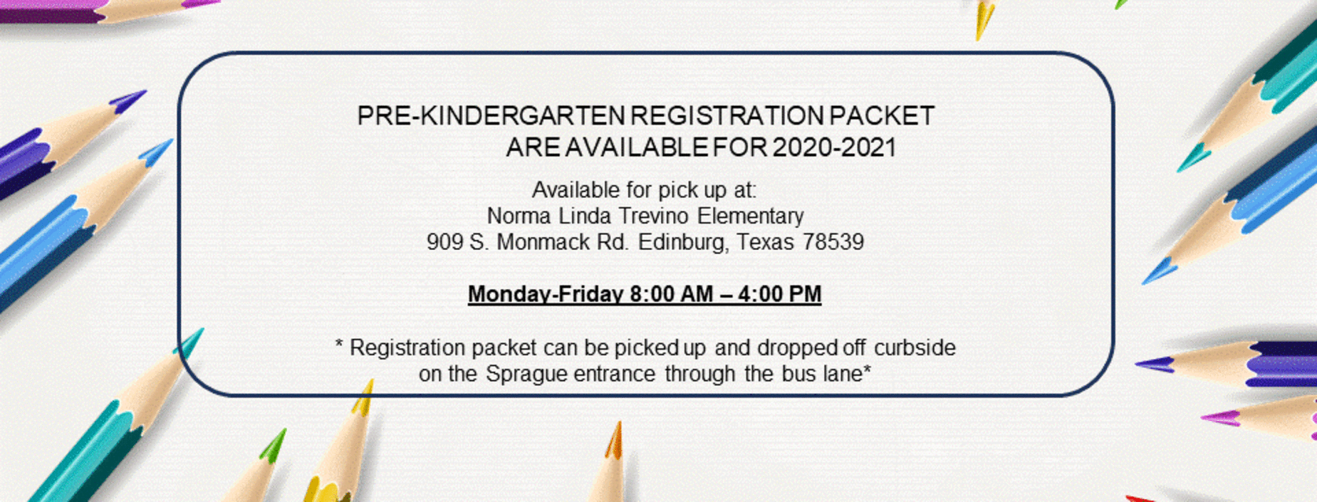 Pre-Kinder Registration