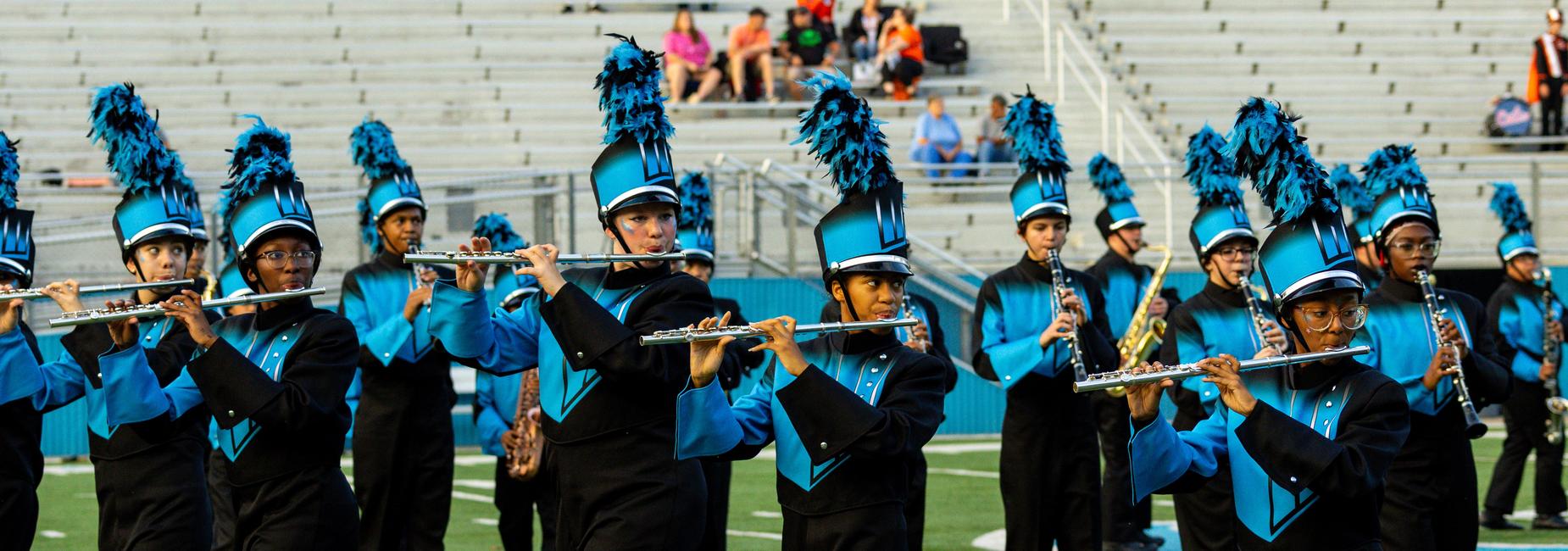 The marching Wolverines