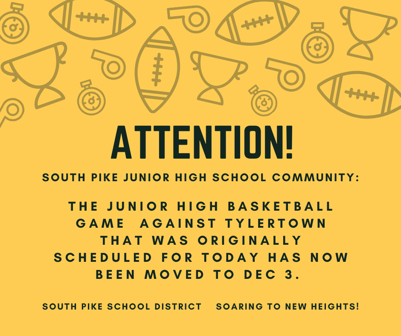 spsd spjhs athletics announcement