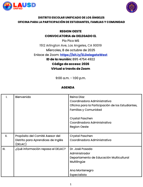 DELAC-Agenda Sp1