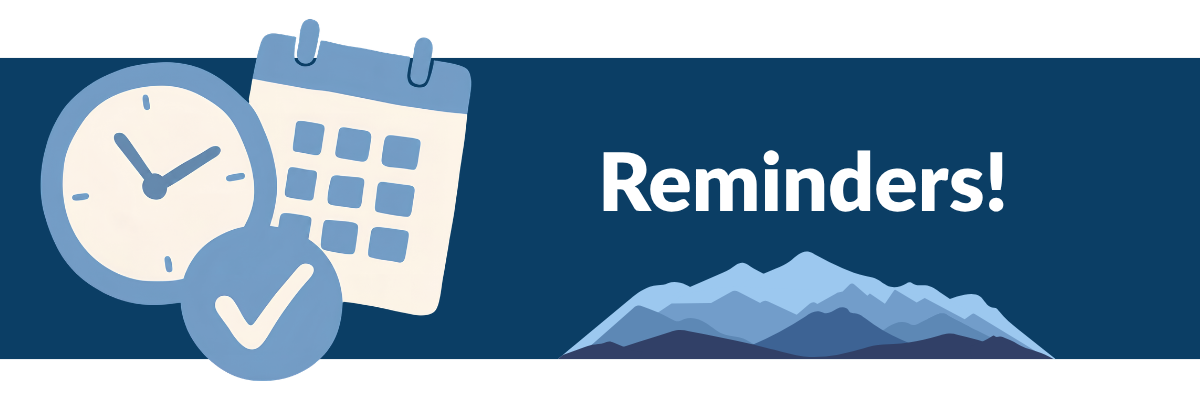 reminders!
